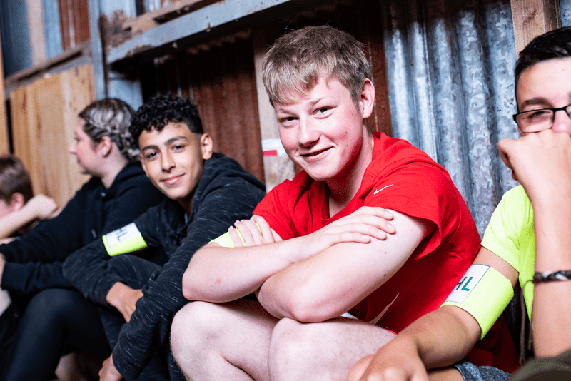 Des jeunes lors d'une formation en droit humanitaire international